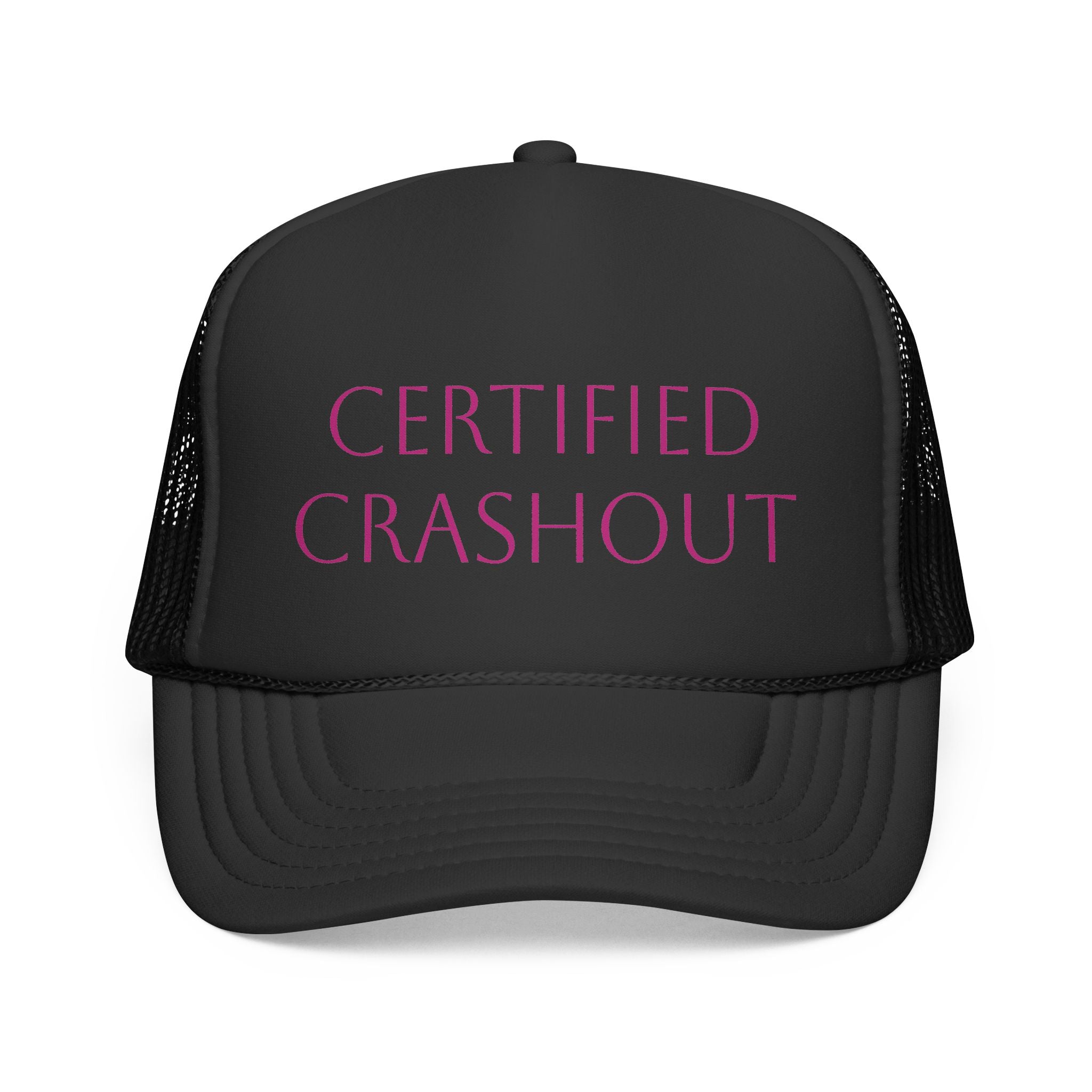 Certified Crashout Trucker Cap - Stylish & Fun Headwear for Casual Adventures