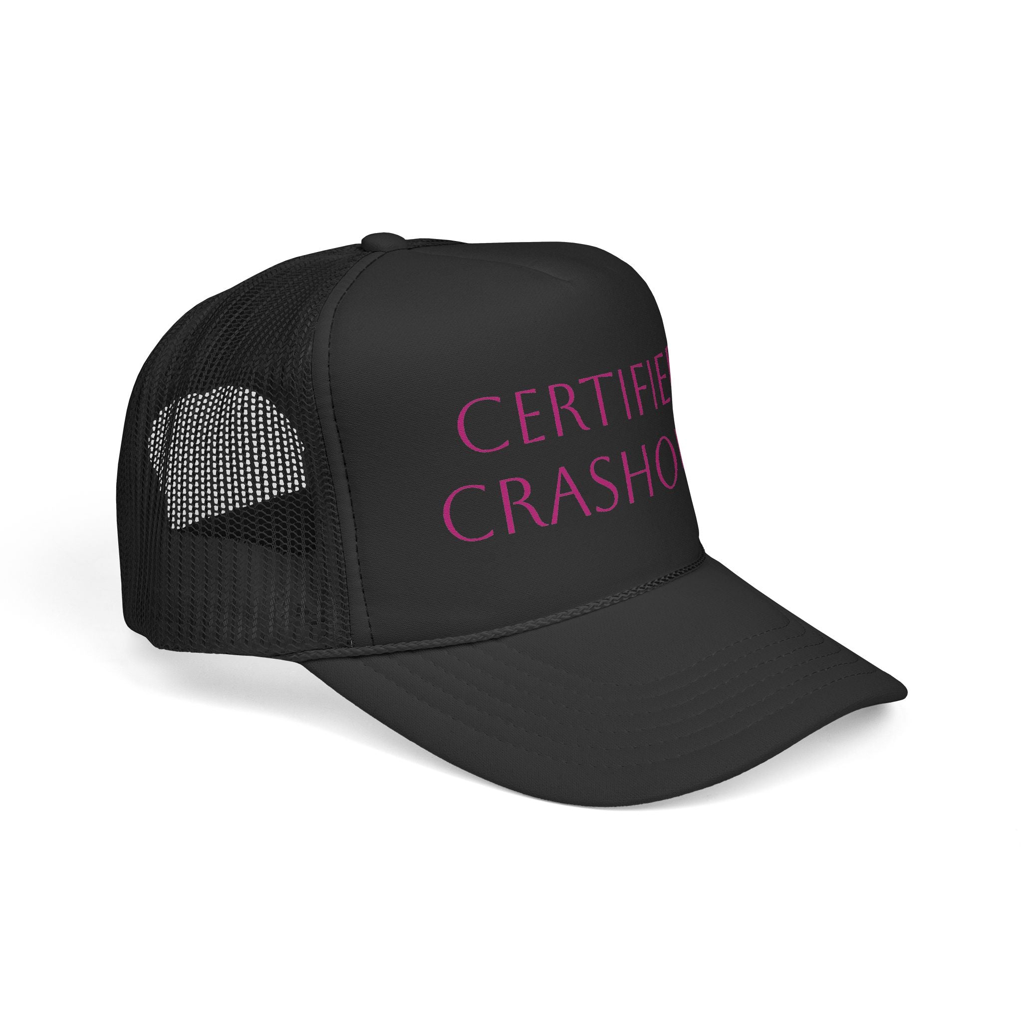 Certified Crashout Trucker Cap - Stylish & Fun Headwear for Casual Adventures