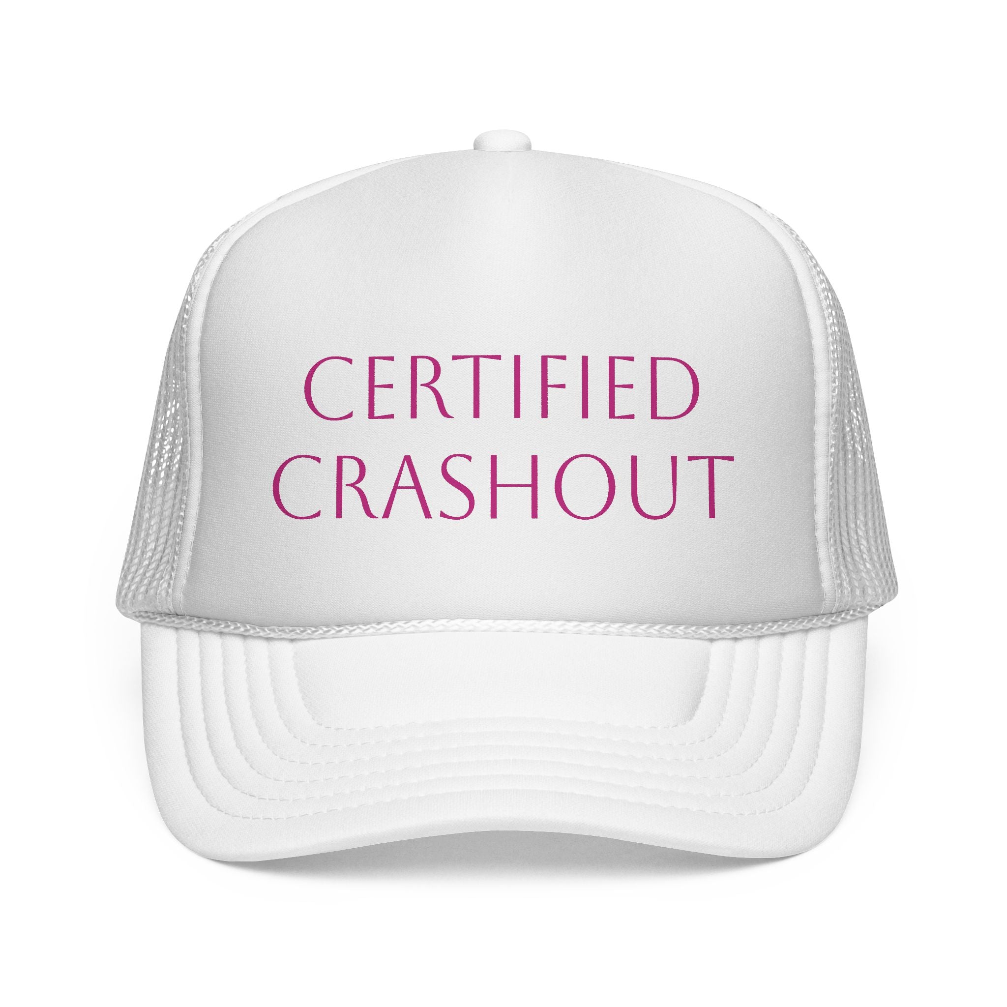 Certified Crashout Trucker Cap - Stylish & Fun Headwear for Casual Adventures