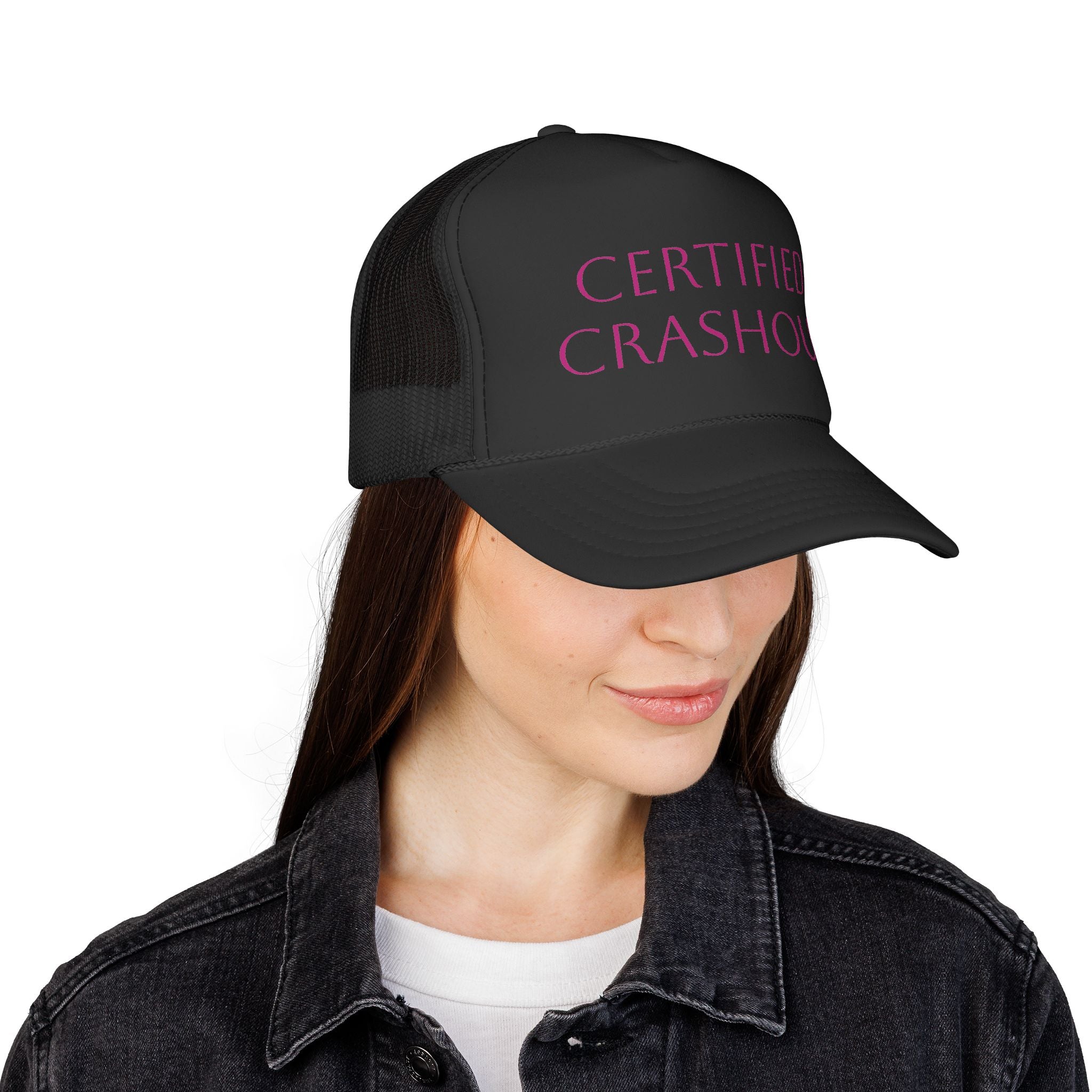 Certified Crashout Trucker Cap - Stylish & Fun Headwear for Casual Adventures