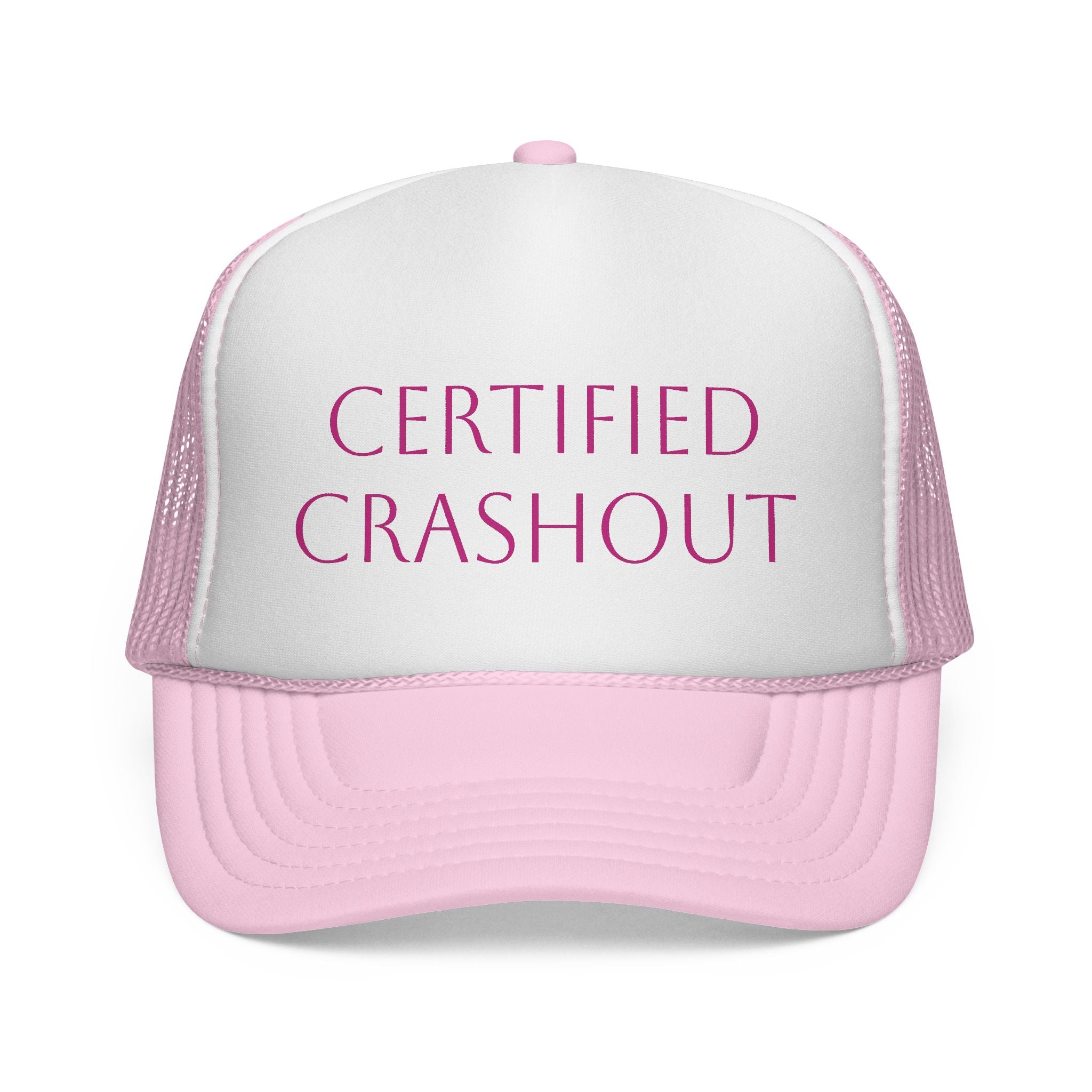 Certified Crashout Trucker Cap - Stylish & Fun Headwear for Casual Adventures